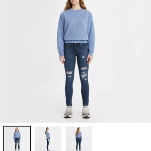 Levi 711 skinny jeans